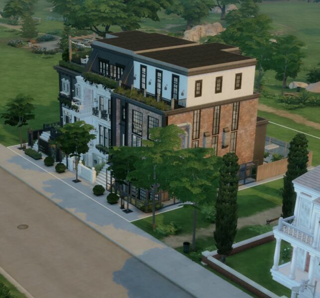 Victoria ST Townhouses 10 sims 4 cc victoria st townhouses 3
