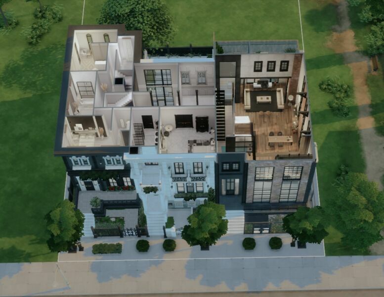 Victoria ST Townhouses 5 sims 4 cc victoria st townhouses 8