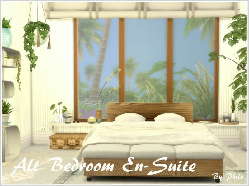 Villa D’Alt Bedroom En-Suite By Philo 1 Villa D’Alt Bedroom En-Suite By Philo Sims 4 CC