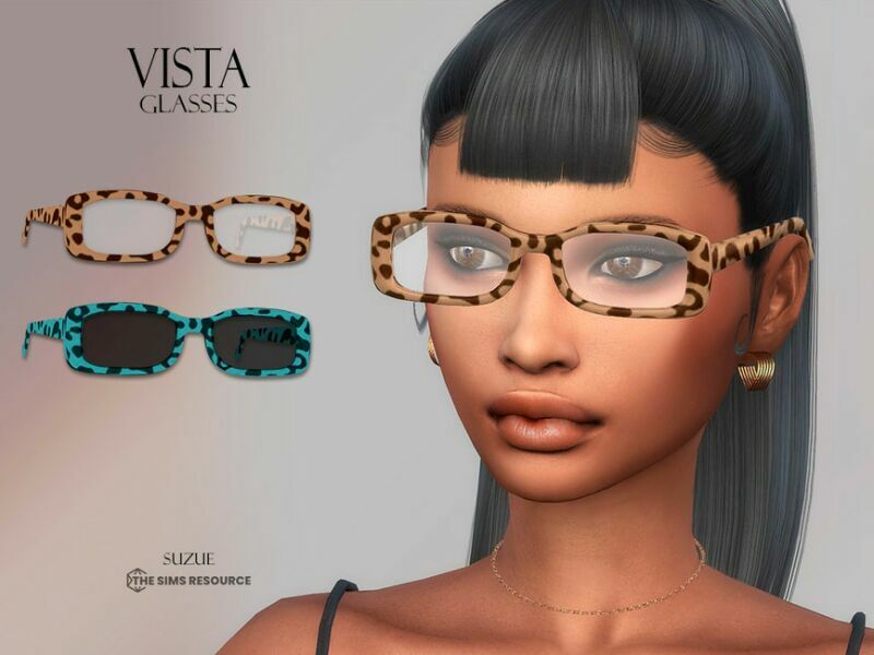 Vista Glasses By Suzue 2 sims 4 cc vista glasses by suzue 2