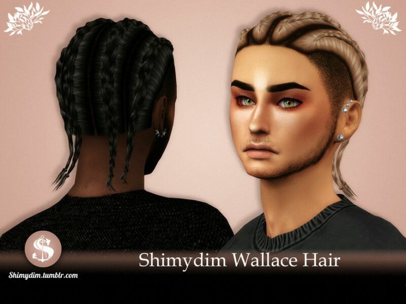 Wallace Hairstyle By Shimydim 1 Wallace Hairstyle By Shimydim Sims 4 CC