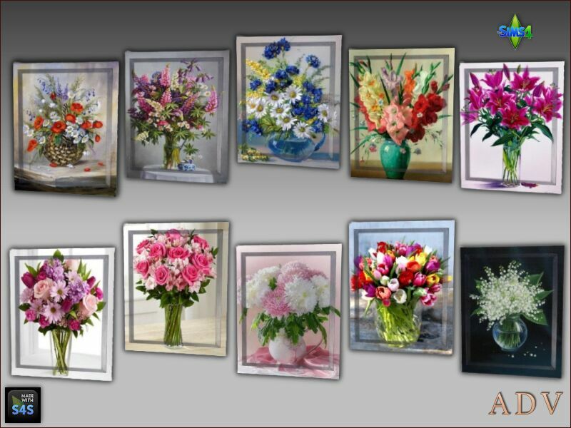Walls Floors And Paintings For Shops 10 sims 4 cc walls floors and paintings for shops 3