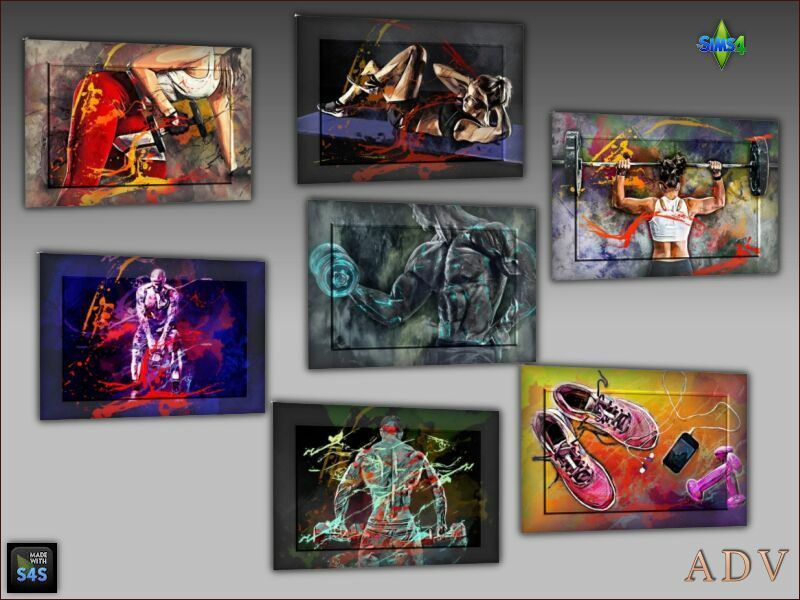 Walls Floors And Paintings For Shops 8 sims 4 cc walls floors and paintings for shops 5