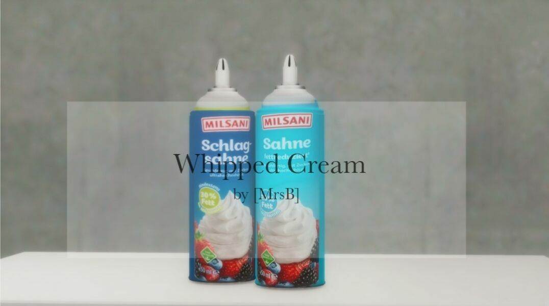 Whipped Cream | CC By Mrsbarbiex3 1 Whipped Cream | CC By Mrsbarbiex3 Sims 4 CC