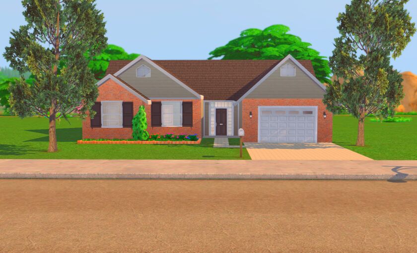 A Modern Home That HAS 3 Bedroom, 2 Bathroom And A Laundry Room 1 A Modern Home That HAS 3 Bedroom, 2 Bathroom And A Laundry Room Sims 4 CC