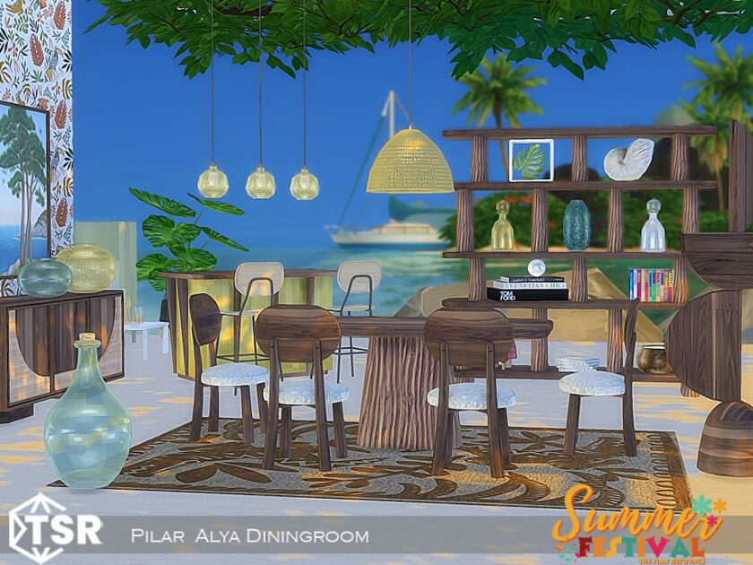A Tropical SET For The HOT Summer Days By The Sea 1 A Tropical SET For The HOT Summer Days By The Sea Sims 4 CC