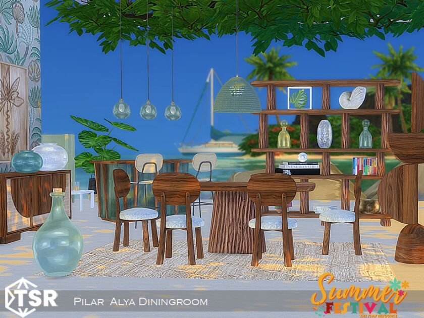 A Tropical SET For The HOT Summer Days By The Sea 4 sims 4 cc a tropical set for the hot summer days by the 2