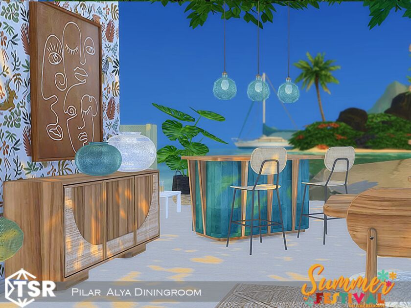 A Tropical SET For The HOT Summer Days By The Sea 2 sims 4 cc a tropical set for the hot summer days by the 4