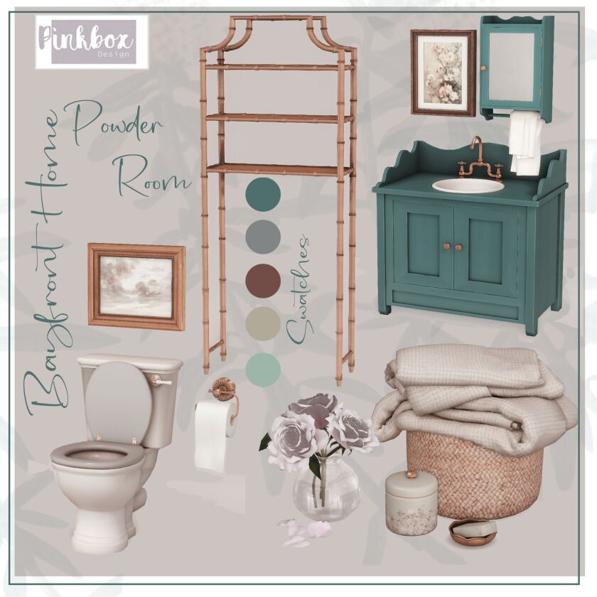 Bayfront Powder Room 1 Bayfront Powder Room Sims 4 CC
