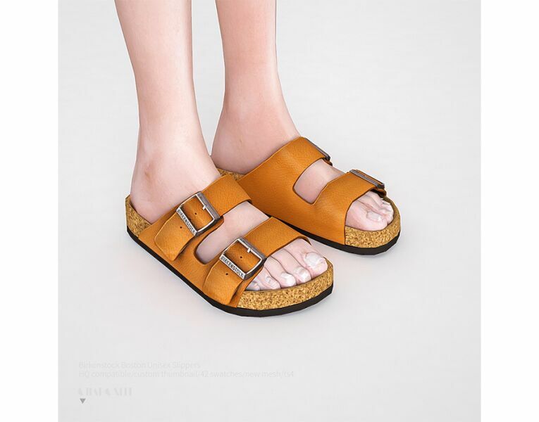 Birkenstock Arizona Soft Footbed Unisex Slippers By Charonlee 1 Birkenstock Arizona Soft Footbed Unisex Slippers By Charonlee Sims 4 CC