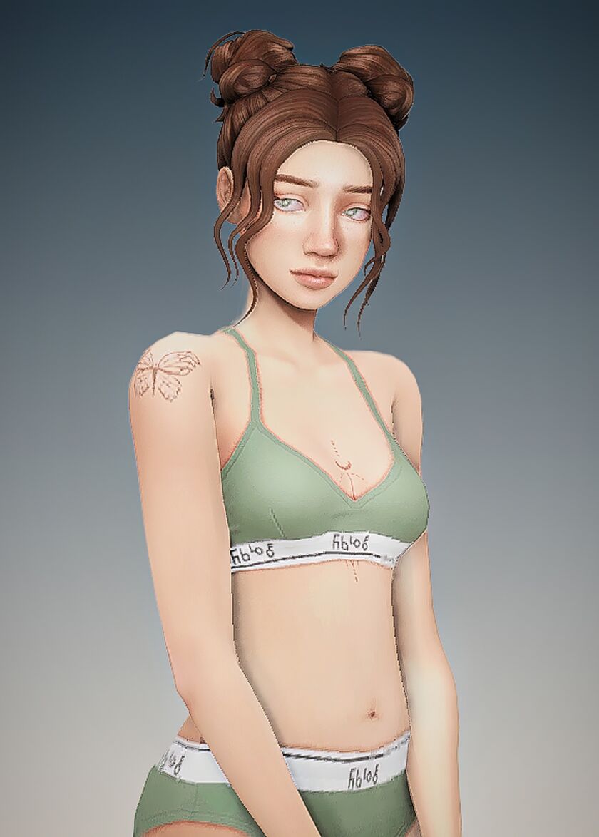 Crystal Tattoo SET 🌱 1 Crystal Tattoo SET 🌱 Sims 4 CC