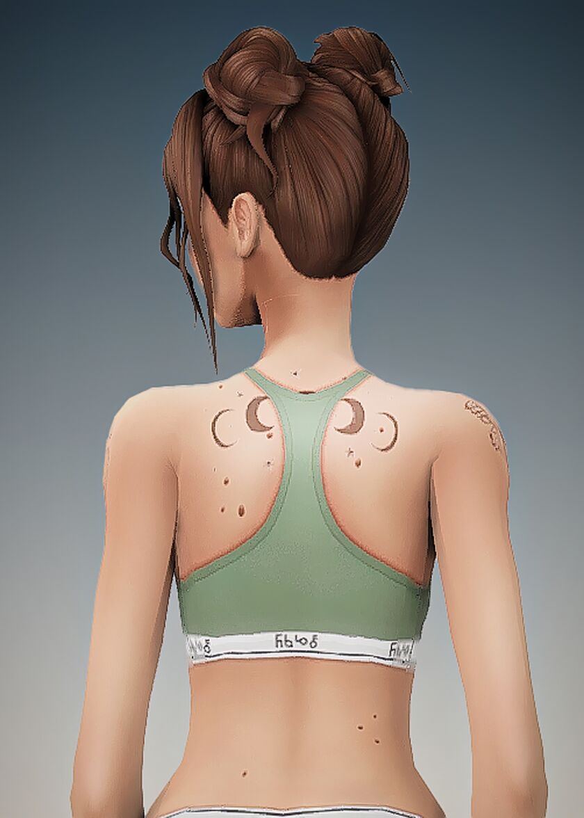 Crystal Tattoo SET 🌱 4 sims 4 cc crystal tattoo set here is my first tattoo set 2