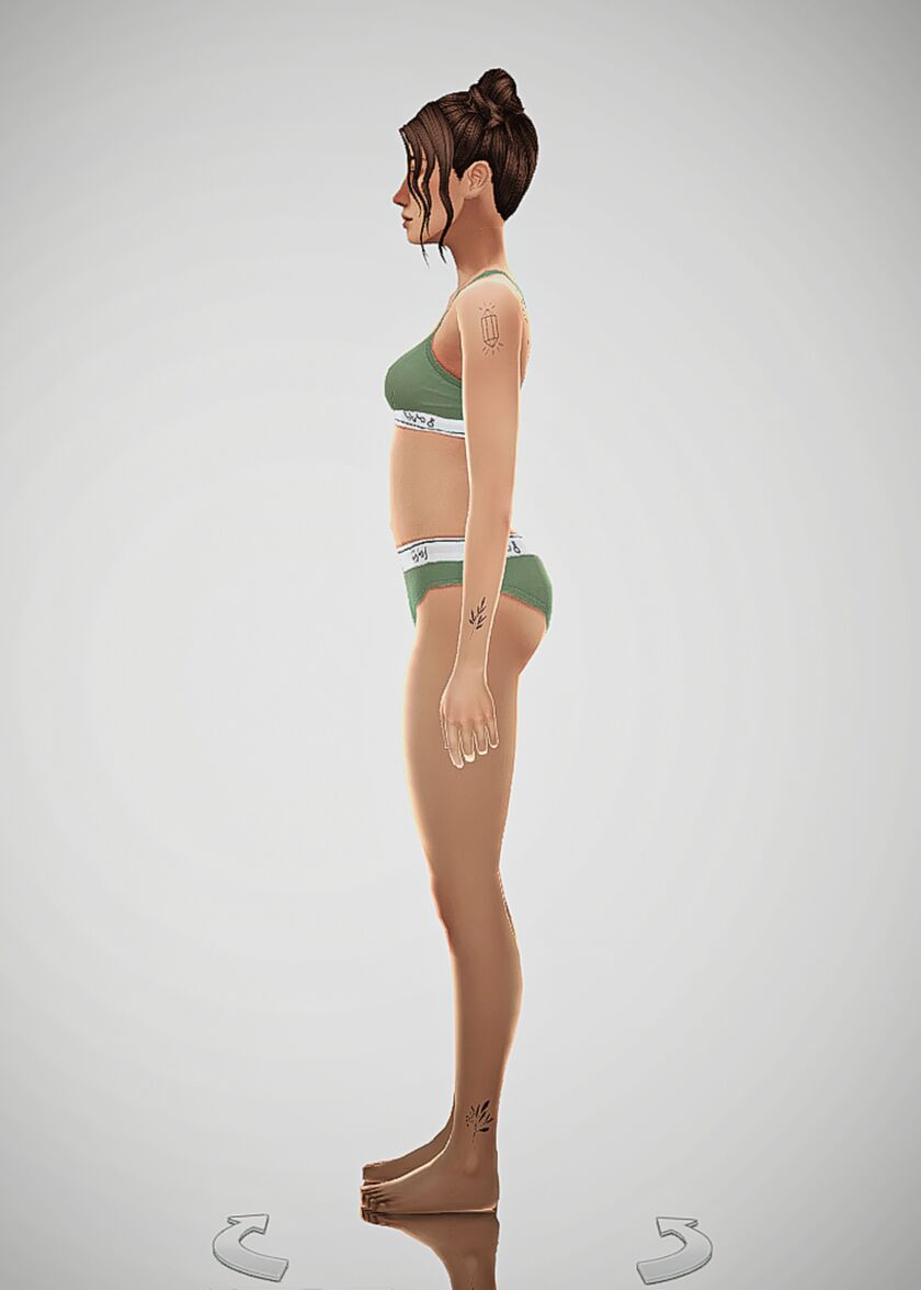 Crystal Tattoo SET 🌱 5 sims 4 cc crystal tattoo set here is my first tattoo set 3