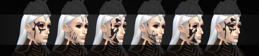Cyber Monday - Swtor Cyborg Facial Implants. 2 sims 4 cc cyber monday swtor cyborg facial implants 10