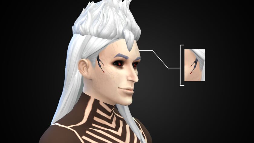 Cyber Monday - Swtor Cyborg Facial Implants. 10 sims 4 cc cyber monday swtor cyborg facial implants 2
