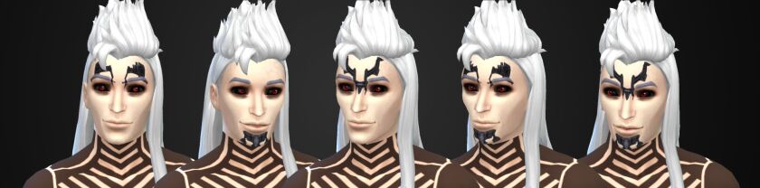 Cyber Monday - Swtor Cyborg Facial Implants. 3 sims 4 cc cyber monday swtor cyborg facial implants 6