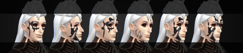 Cyber Monday - Swtor Cyborg Facial Implants. 5 sims 4 cc cyber monday swtor cyborg facial implants 8