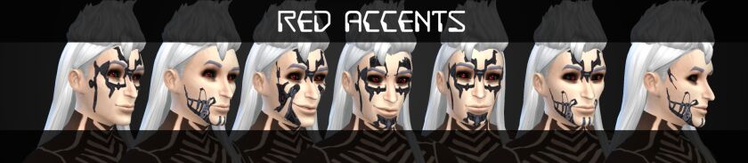 Cyber Monday - Swtor Cyborg Facial Implants. 6 sims 4 cc cyber monday swtor cyborg facial implants 9