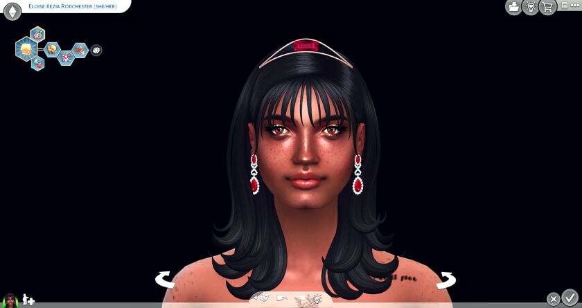 "Eloise's Modern Bandeau" Tiara 2 sims 4 cc eloises modern bandeau tiara 2