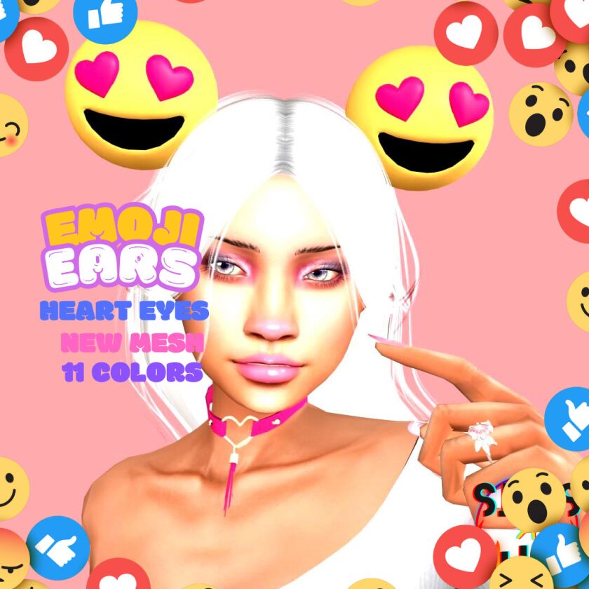 Emoji Ears 2 sims 4 cc emoji ears 11