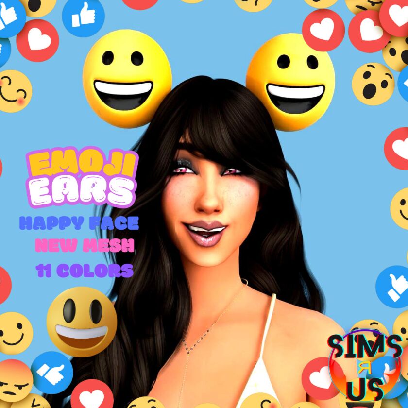 Emoji Ears 8 sims 4 cc emoji ears 4