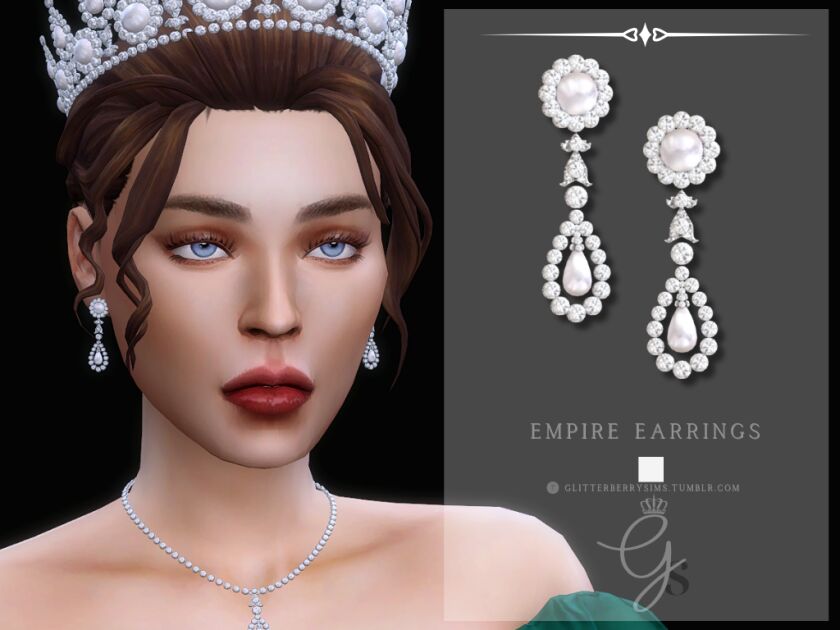 Empire Earrings 1 Empire Earrings Sims 4 CC