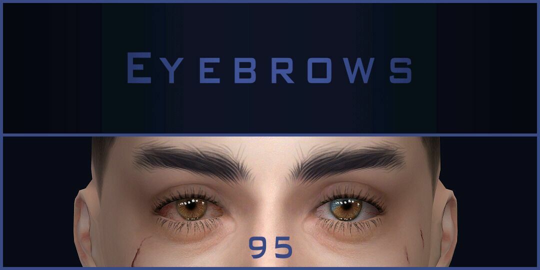 Eyebrows #95 1 Eyebrows #95 Sims 4 CC