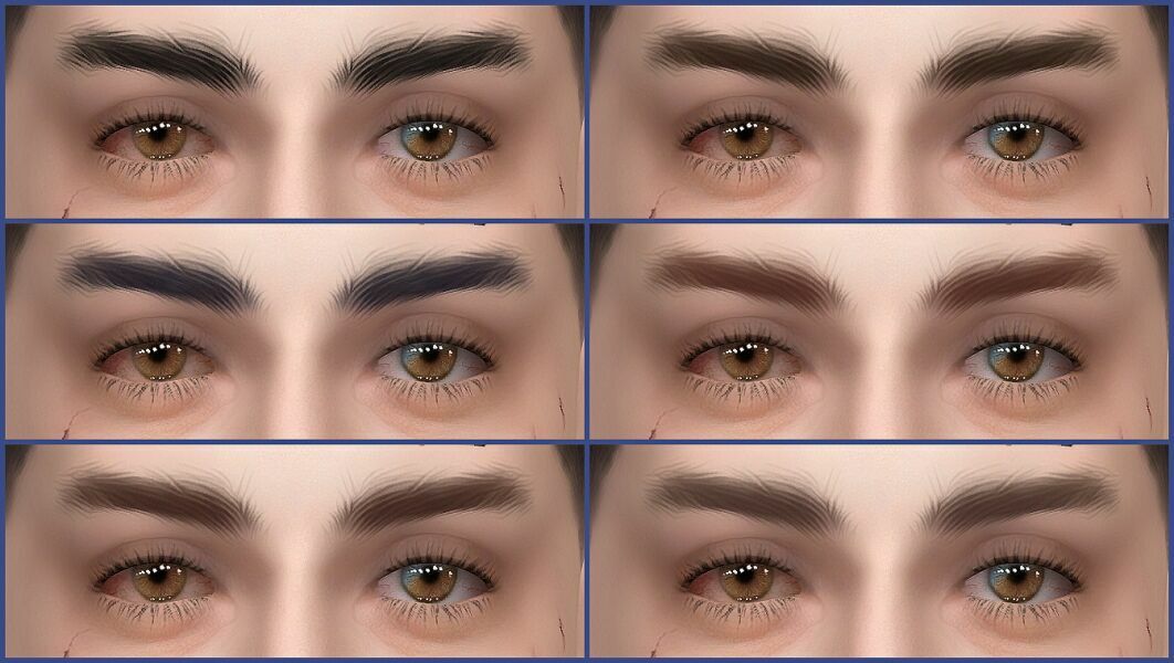 Eyebrows #95 5 sims 4 cc eyebrows 95 3