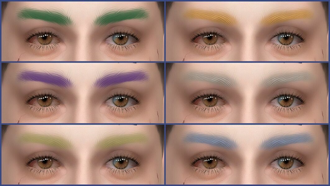 Eyebrows #95 4 sims 4 cc eyebrows 95 7
