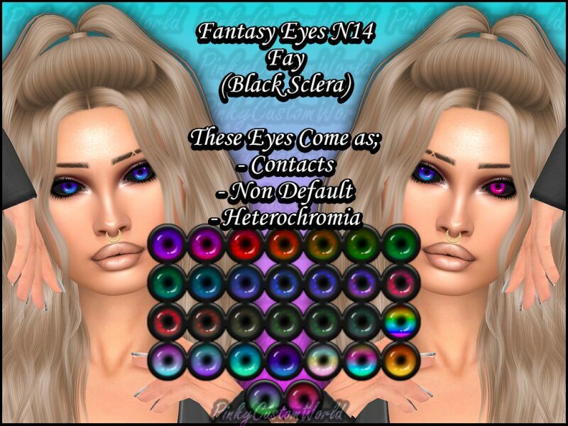 Fantasy Eyes N14 - FAY (BS) 1 Fantasy Eyes N14 – FAY (BS) Sims 4 CC