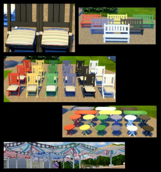 Gramma's Patio SET 3 sims 4 cc grammas patio set 13