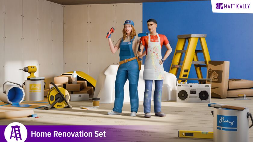 Home Renovation SET 1 Home Renovation SET Sims 4 CC