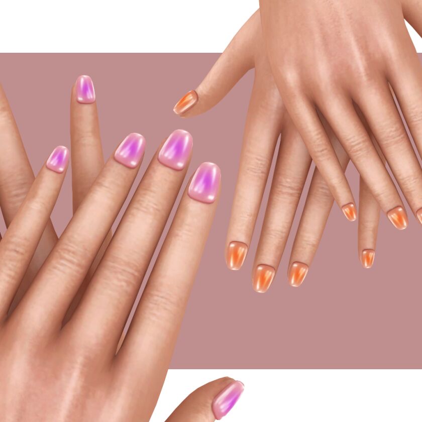 Jelly Nails 1 Jelly Nails Sims 4 CC