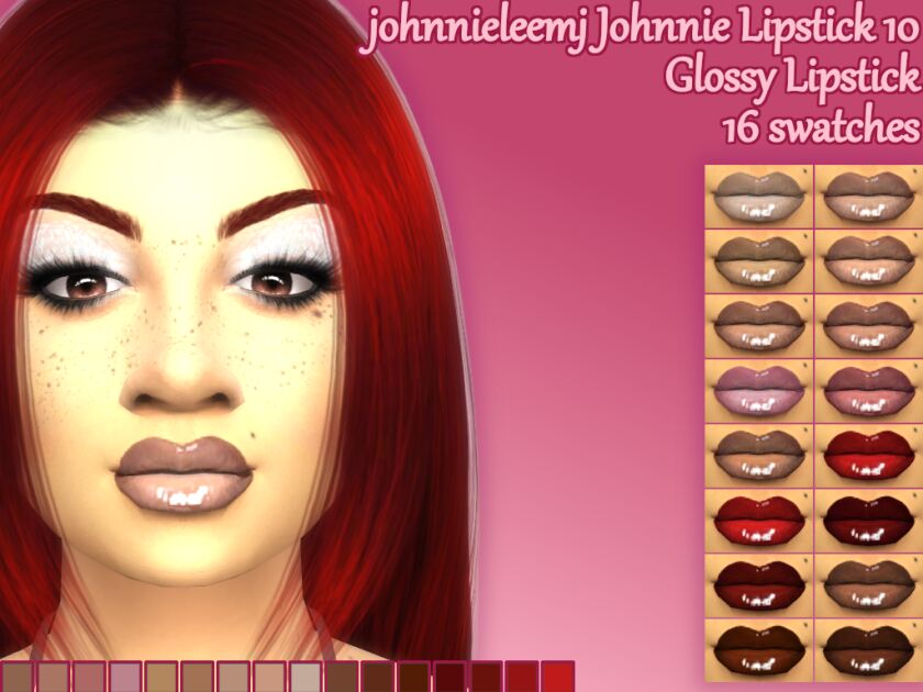 Johnnieleemj Johnnie Lipstick 10 By Johnnieleemj 1 Johnnieleemj Johnnie Lipstick 10 By Johnnieleemj Sims 4 CC