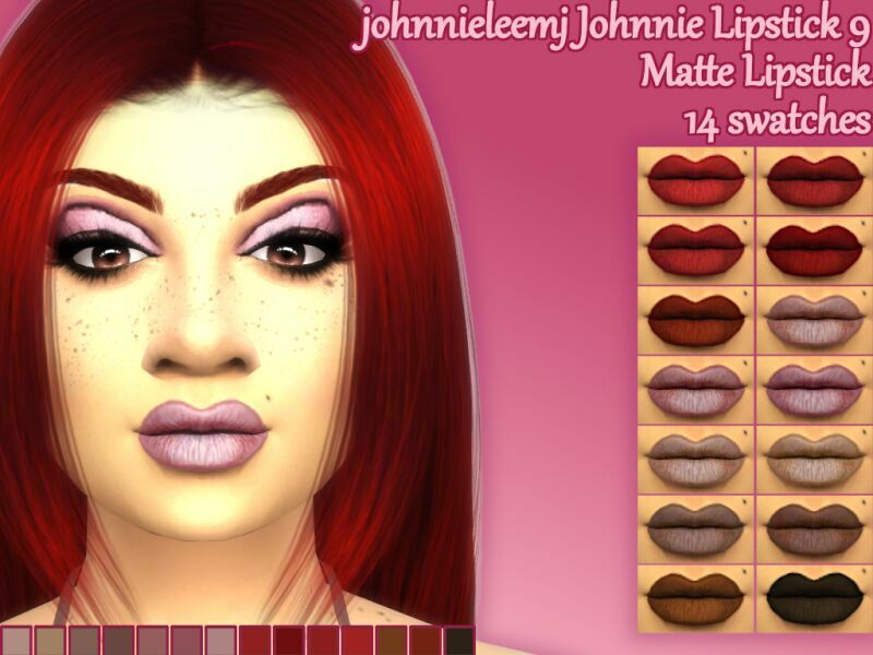 Johnnieleemj Johnnie Lipstick 9 By Johnnieleemj 1 Johnnieleemj Johnnie Lipstick 9 By Johnnieleemj Sims 4 CC