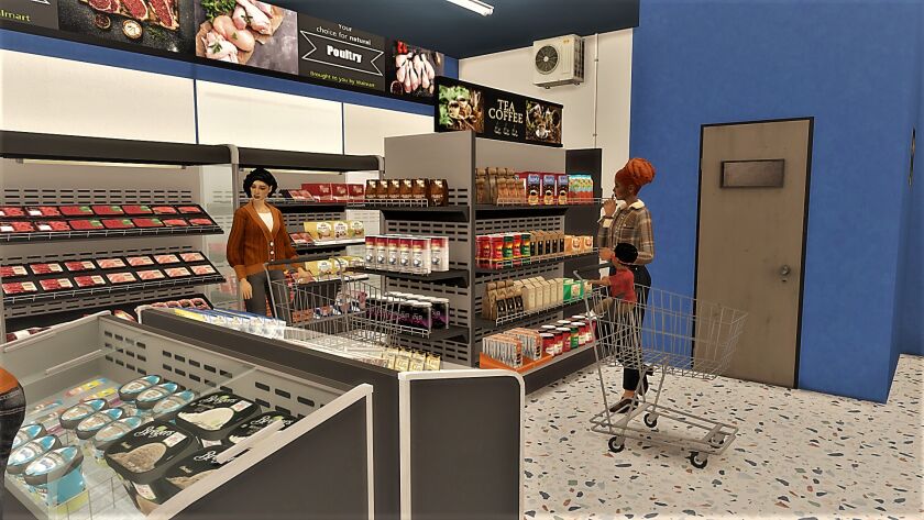 Kroger Store 3 sims 4 cc kroger store can now be downloaded from my patreon 11