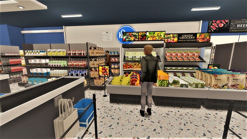 Kroger Store 12 sims 4 cc kroger store can now be downloaded from my patreon 2