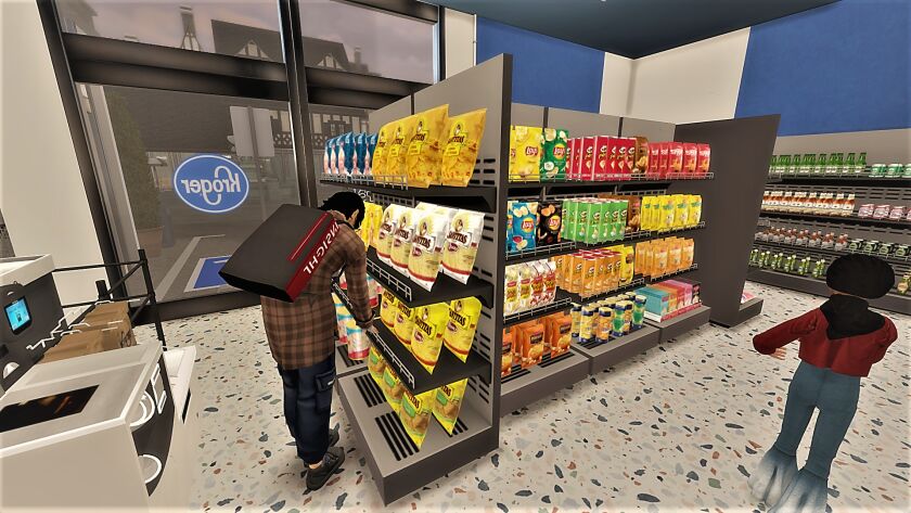 Kroger Store 10 sims 4 cc kroger store can now be downloaded from my patreon 4