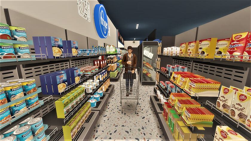 Kroger Store 8 sims 4 cc kroger store can now be downloaded from my patreon 6