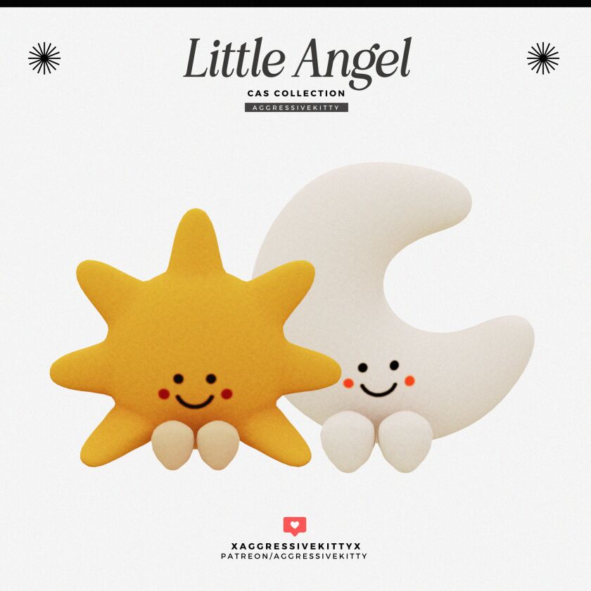 Little Angel CAS Collection & Plushie Toys 2 sims 4 cc little angel cas collection plushie toys 3