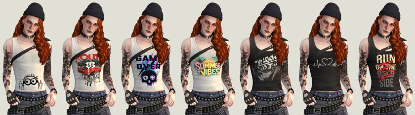 Matthew Tank TOP 2 sims 4 cc matthiew tank top 2