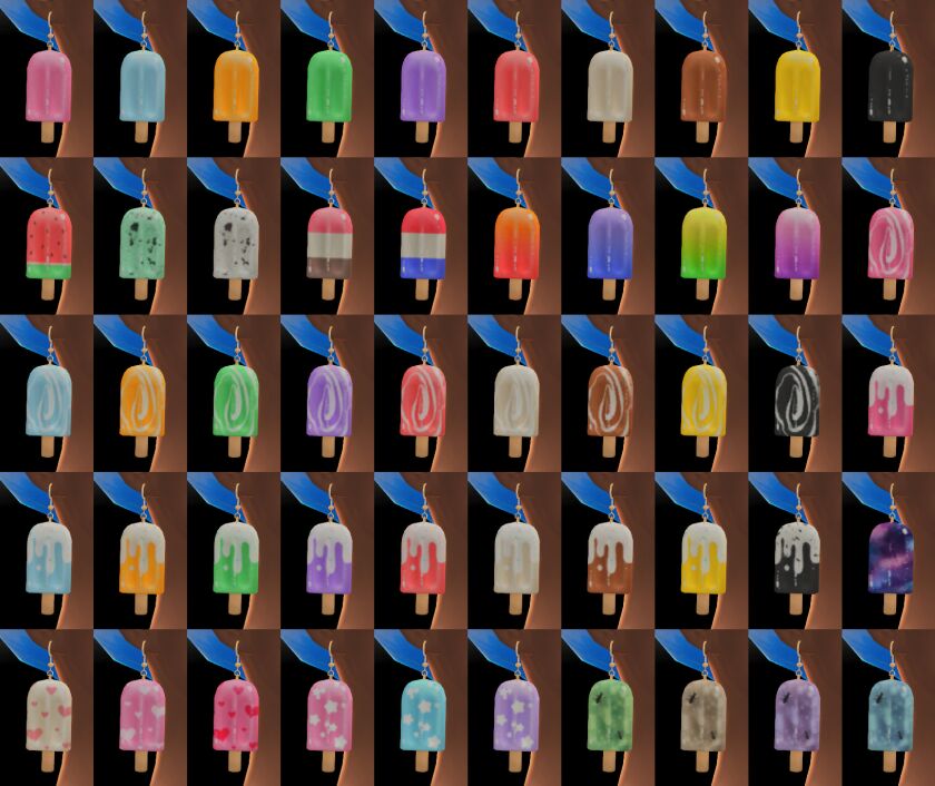Popsicle Earrings Recolors 🍧🎀 2 sims 4 cc popsicle earrings recolors 2