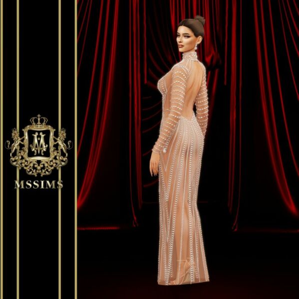 Riches Gown 4 sims 4 cc riches gown 4