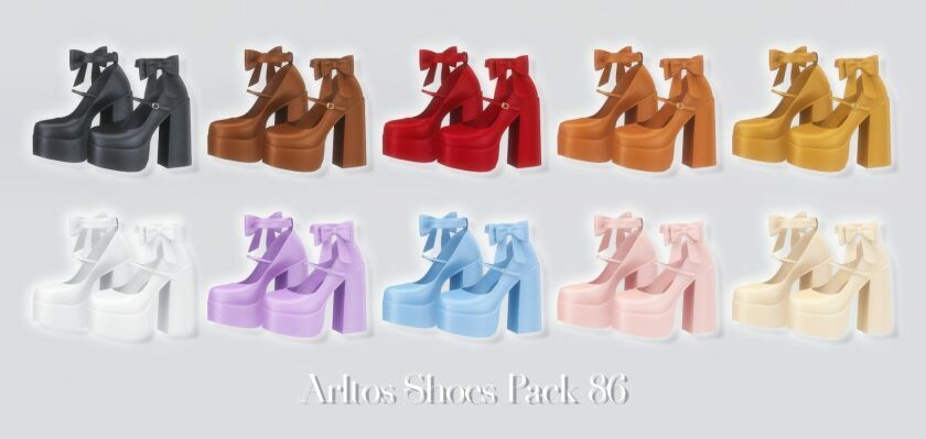 Shoes Pack 86 (TO BE Published ON 6 JUL) 2 sims 4 cc shoes pack 86 to be published on 6 jul 3