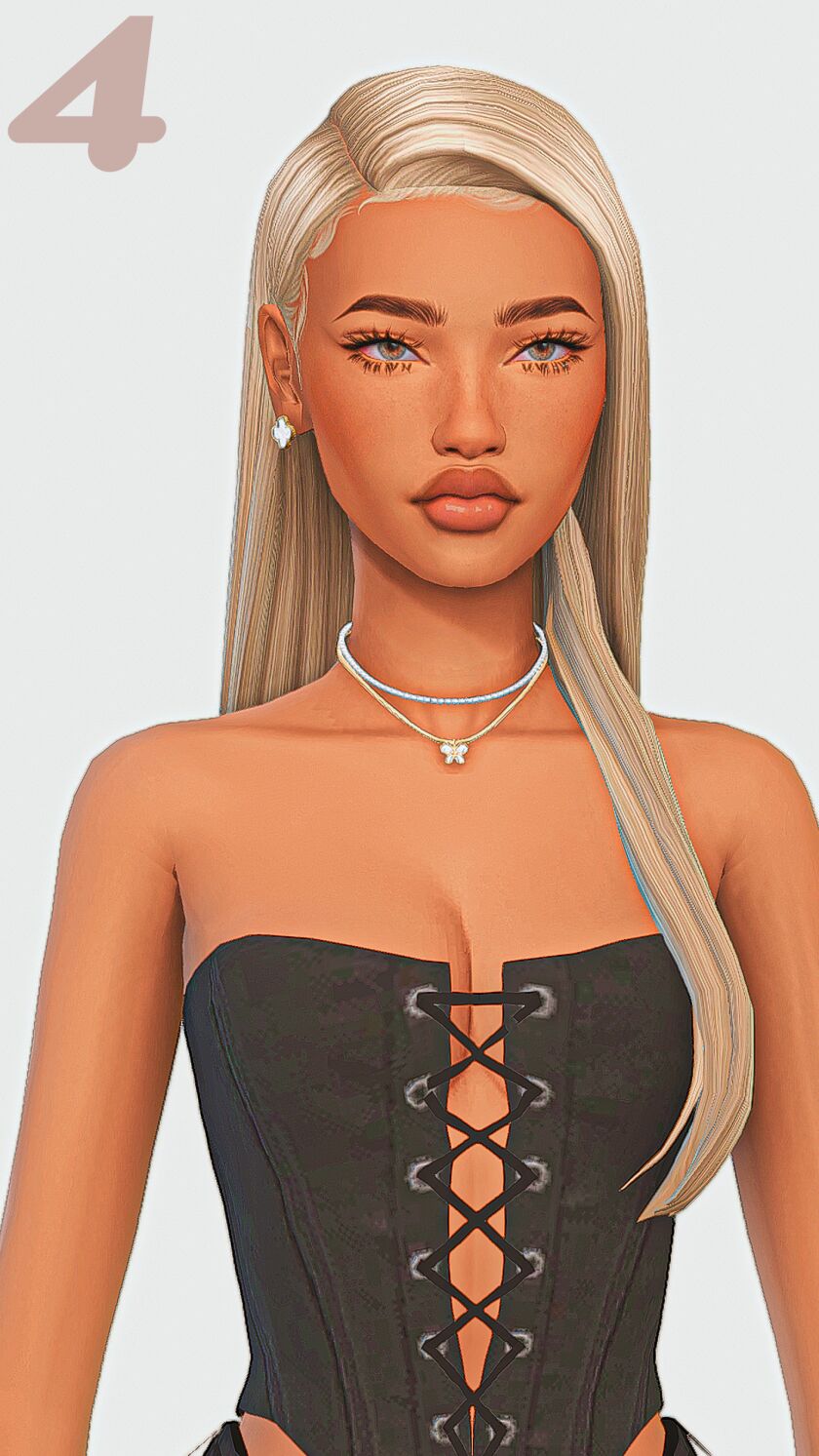 ☪︎ Straight Hair Maxis Match Edition Part 3 ☪︎ 13 sims 4 cc straight hair maxis match edition part 3 4
