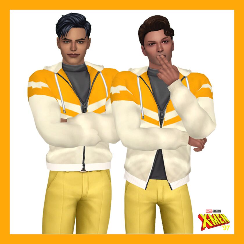 Sunspot Jacket (X-Men '97) 1 Sunspot Jacket (X-Men ’97) Sims 4 CC