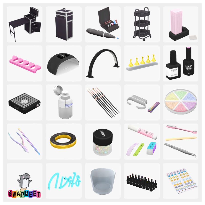 The Nail ART SET IS Free For Everyone, Today!! 1 The Nail ART SET IS Free For Everyone, Today!! Sims 4 CC