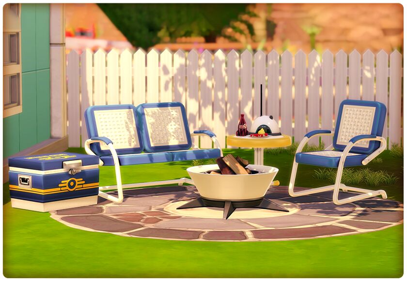 sims 4 cc the patio of tomorrow a pre atomic war patio set 2