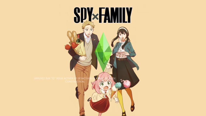 TS4 Loading Screens SPY X Family 1 TS4 Loading Screens SPY X Family Sims 4 CC
