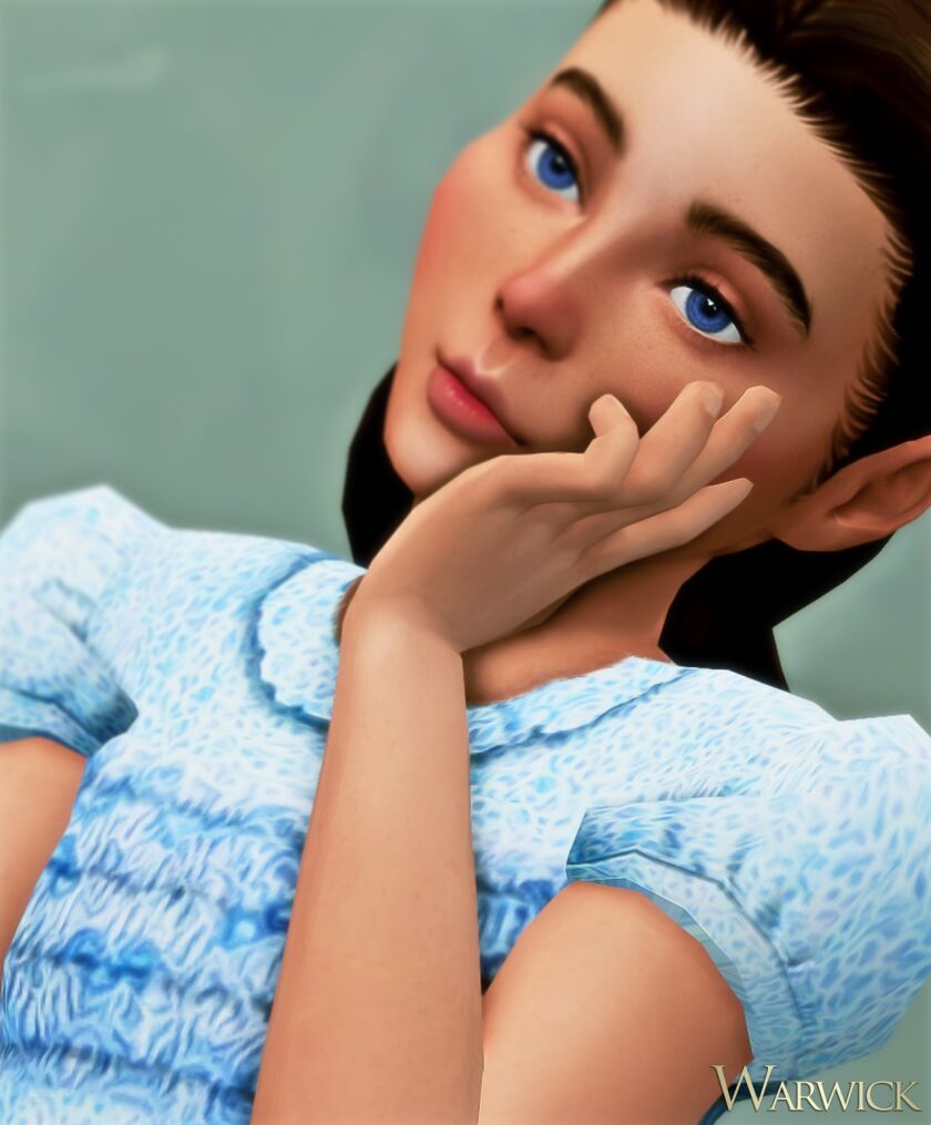 Warwick | Little Charlotte Gown 1 Warwick | Little Charlotte Gown Sims 4 CC